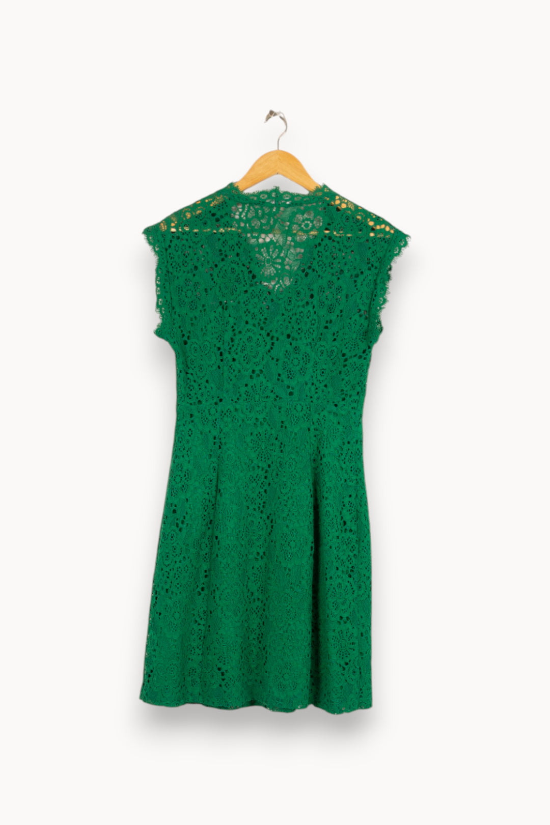 Robe en dentelle verte - Taille M/38 de la marque Claudie Pierlot | PARAD47960 - Vendu par Paradigme - Image 3