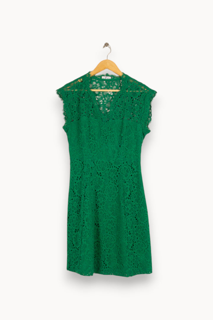 Robe en dentelle verte - Taille M/38 de la marque Claudie Pierlot | PARAD47960 - Vendu par Paradigme - Image 1