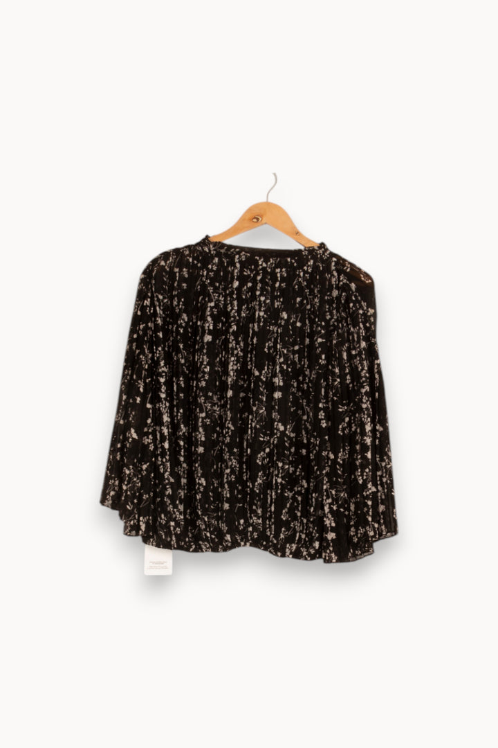 Blouse noire à motifs - Taille S/36 de la marque ba&sh | PARAD47967 - Vendu par Paradigme - Image 3