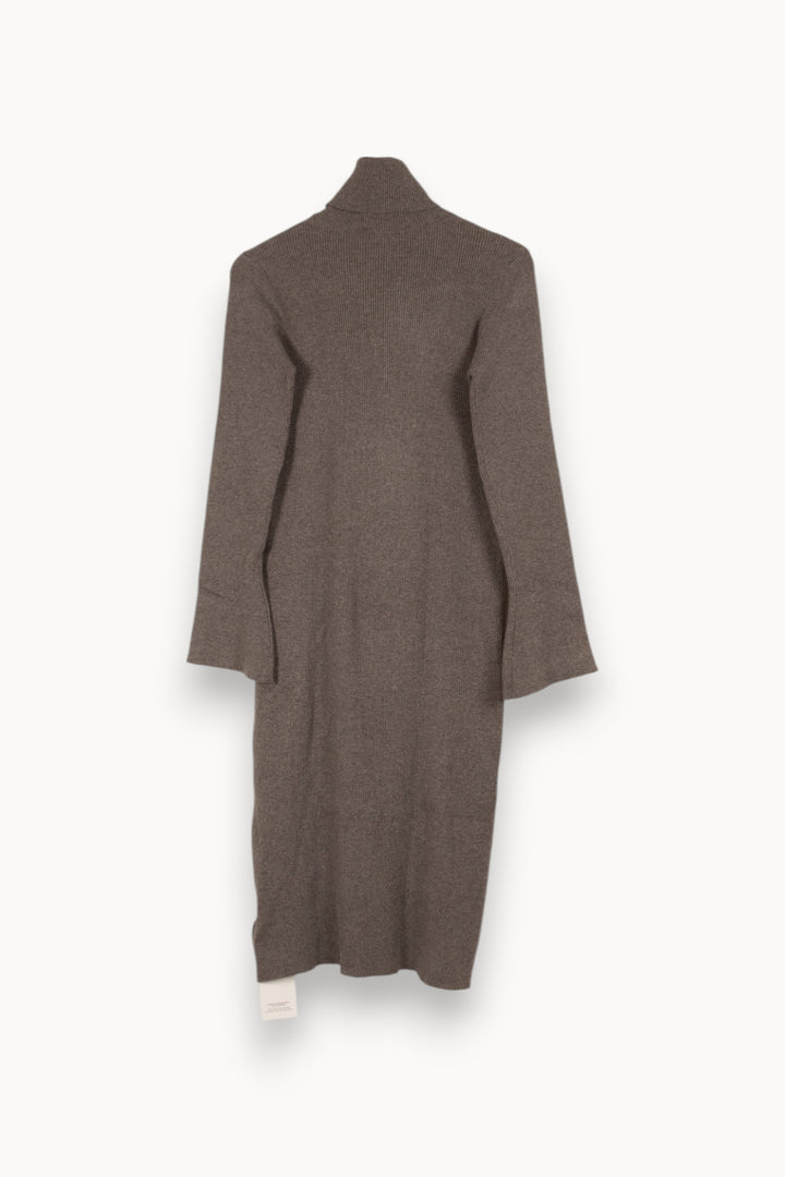 Robe longue côtelée grise - Taille M/38 de la marque Rodier | PARAD47983 - Vendu par Paradigme - Image 3