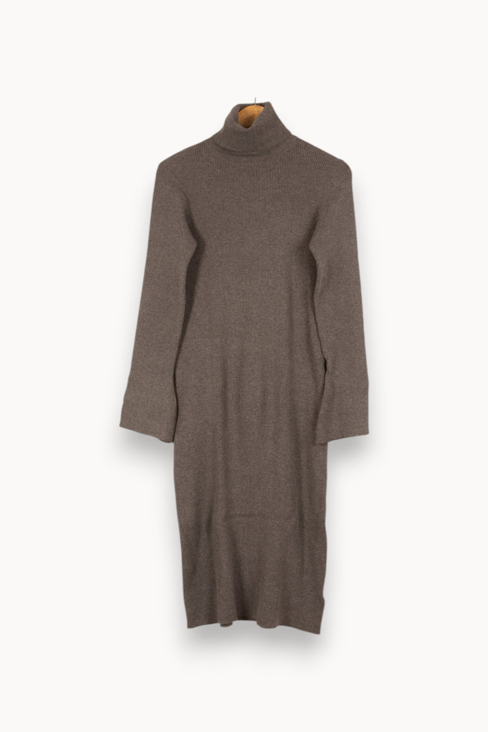 Robe longue côtelée grise - Taille M/38 de la marque Rodier | PARAD47983 - Vendu par Paradigme - Image 1