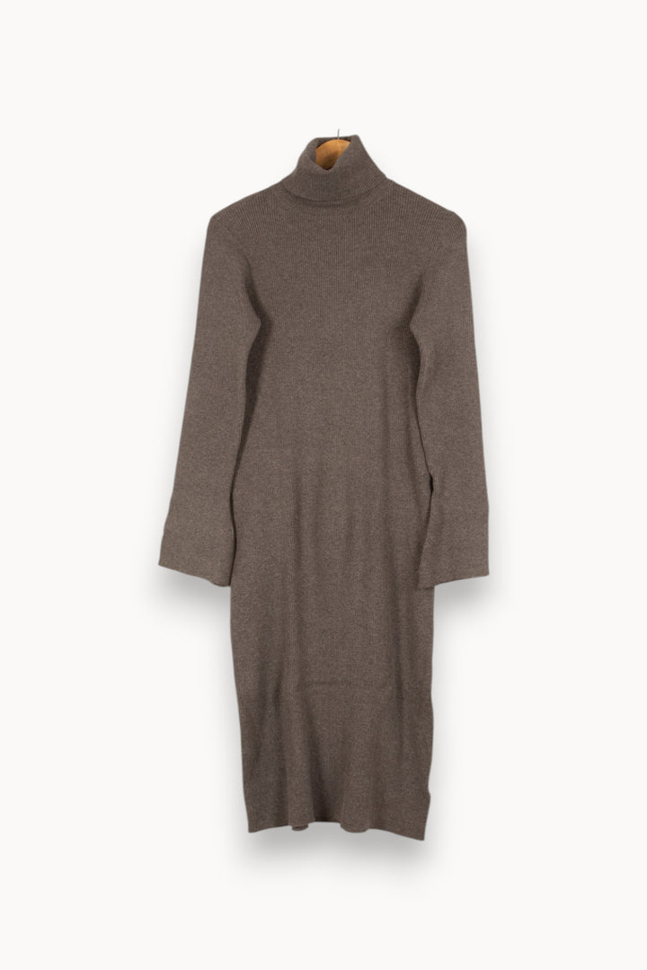 Robe longue côtelée grise - Taille M/38 de la marque Rodier | PARAD47983 - Vendu par Paradigme - Image 1