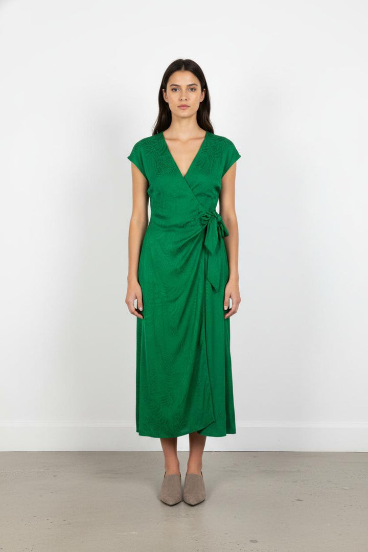 Robe longue verte - Taille XS/34