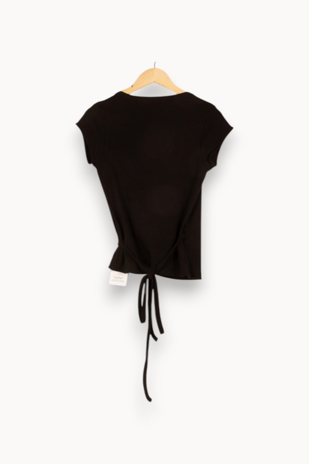 Top à nouer noir - Taille M/38 de la marque Claudie Pierlot | PARAD47991 - Vendu par Paradigme - Image 3