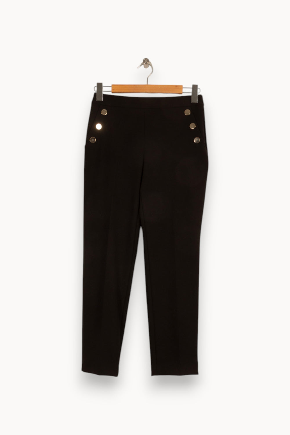 Pantalon noir - Taille S/36 de la marque Caroll | PARAD47996 - Vendu par Paradigme - Image 1