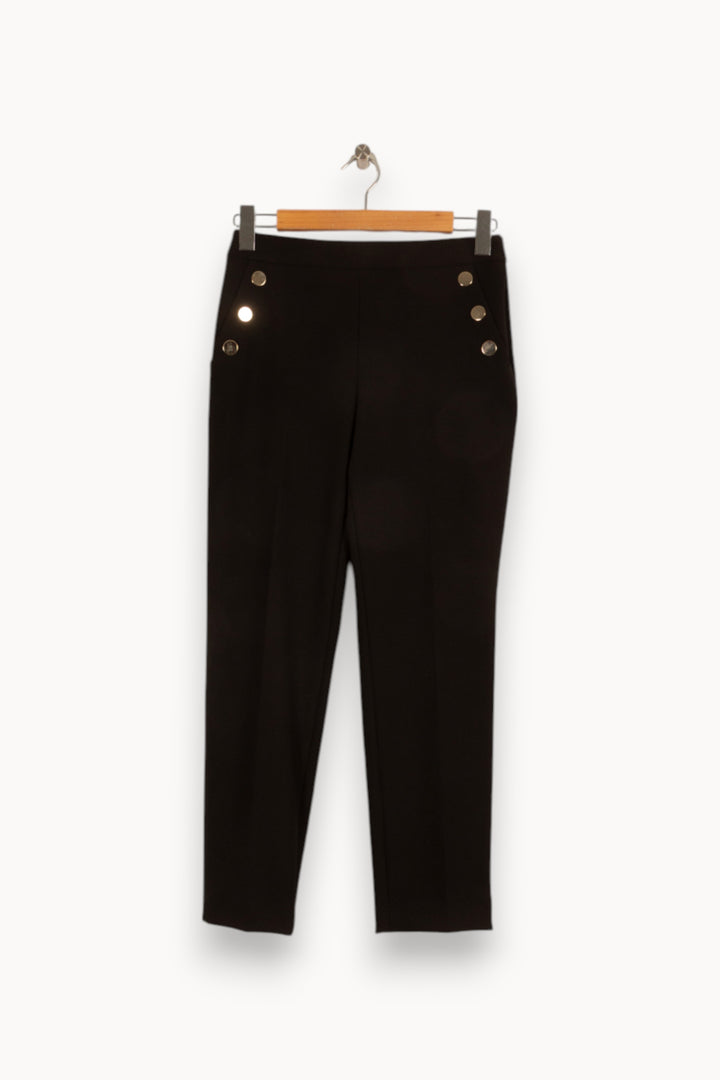 Pantalon noir - Taille S/36 de la marque Caroll | PARAD47996 - Vendu par Paradigme - Image 1
