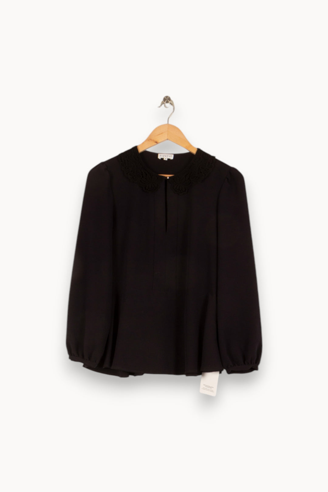 Blouse bleu foncé - Taille M/38 de la marque Claudie Pierlot | PARAD47997 - Vendu par Paradigme - Image 1
