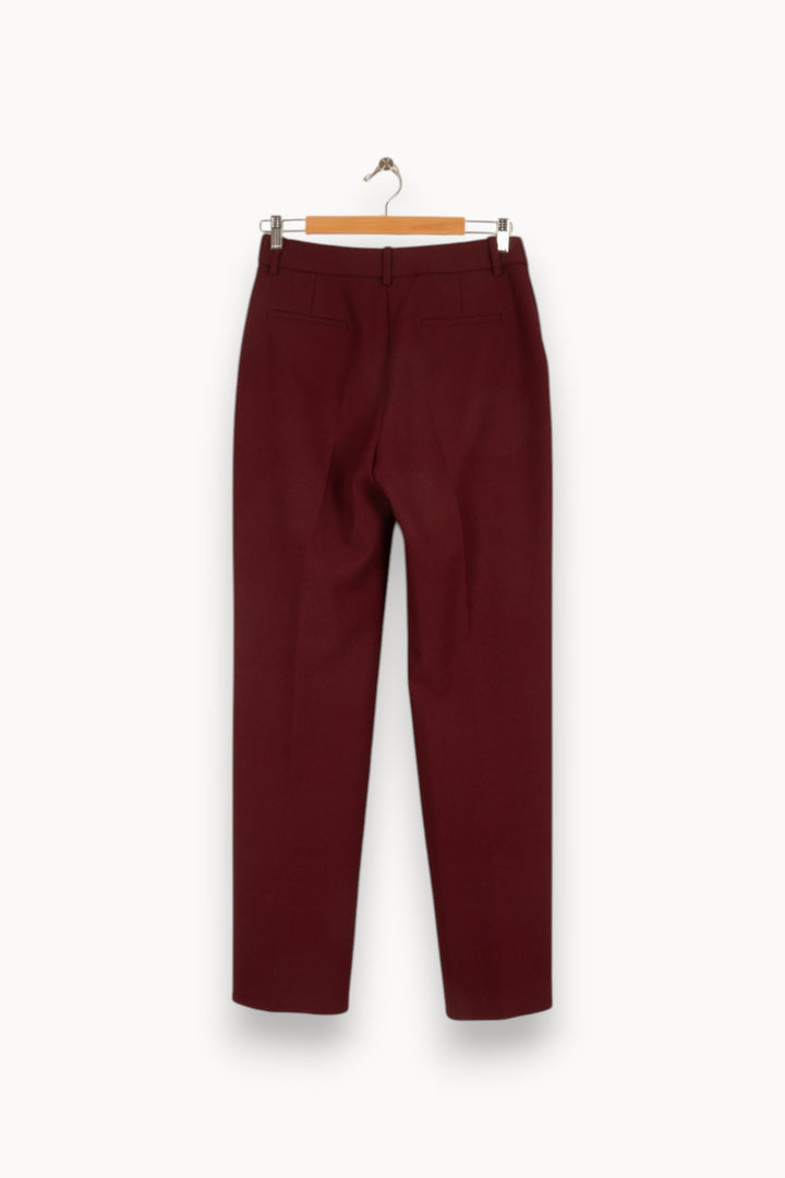 Pantalon bordeaux - Taille L/40 de la marque Claudie Pierlot | PARAD48027 - Vendu par Paradigme - Image 3