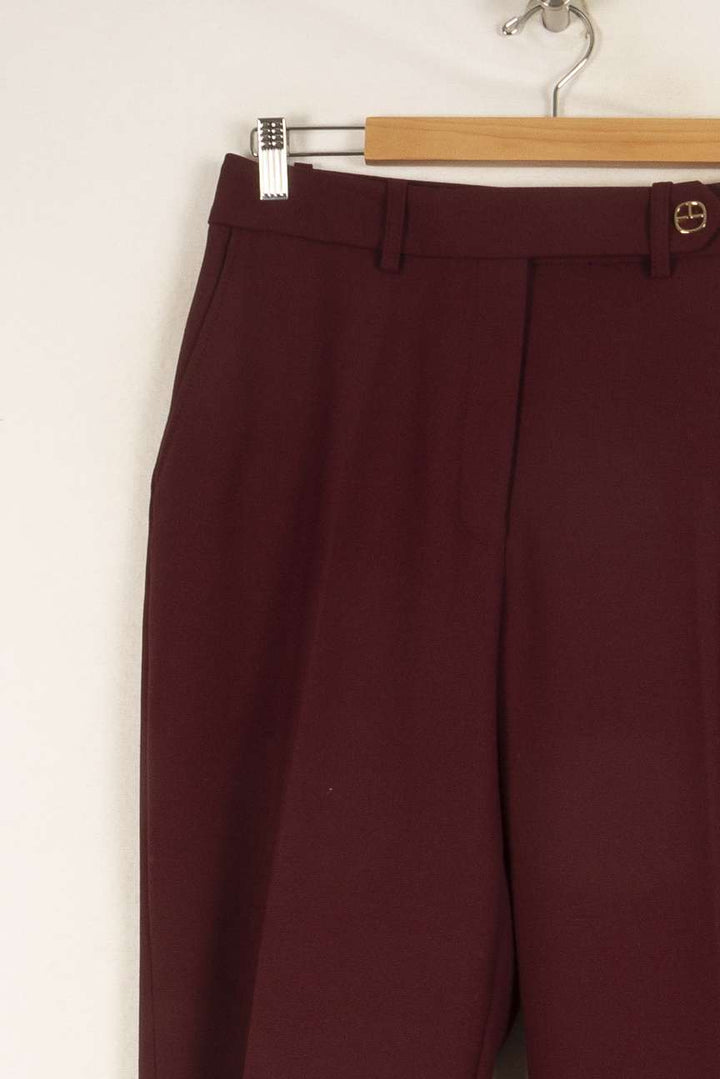 Pantalon bordeaux - Taille L/40 de la marque Claudie Pierlot | PARAD48027 - Vendu par Paradigme - Image 2