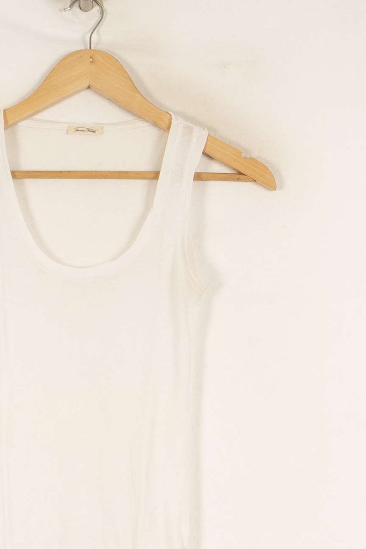 Top & Débardeur Blanc - Taille S/36 de la marque American Vintage | PARAD48036 - Vendu par Paradigme - Image 3