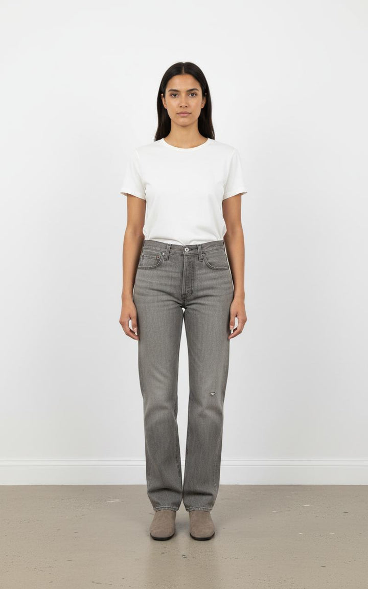 Jean Droit Gris - Taille L/40