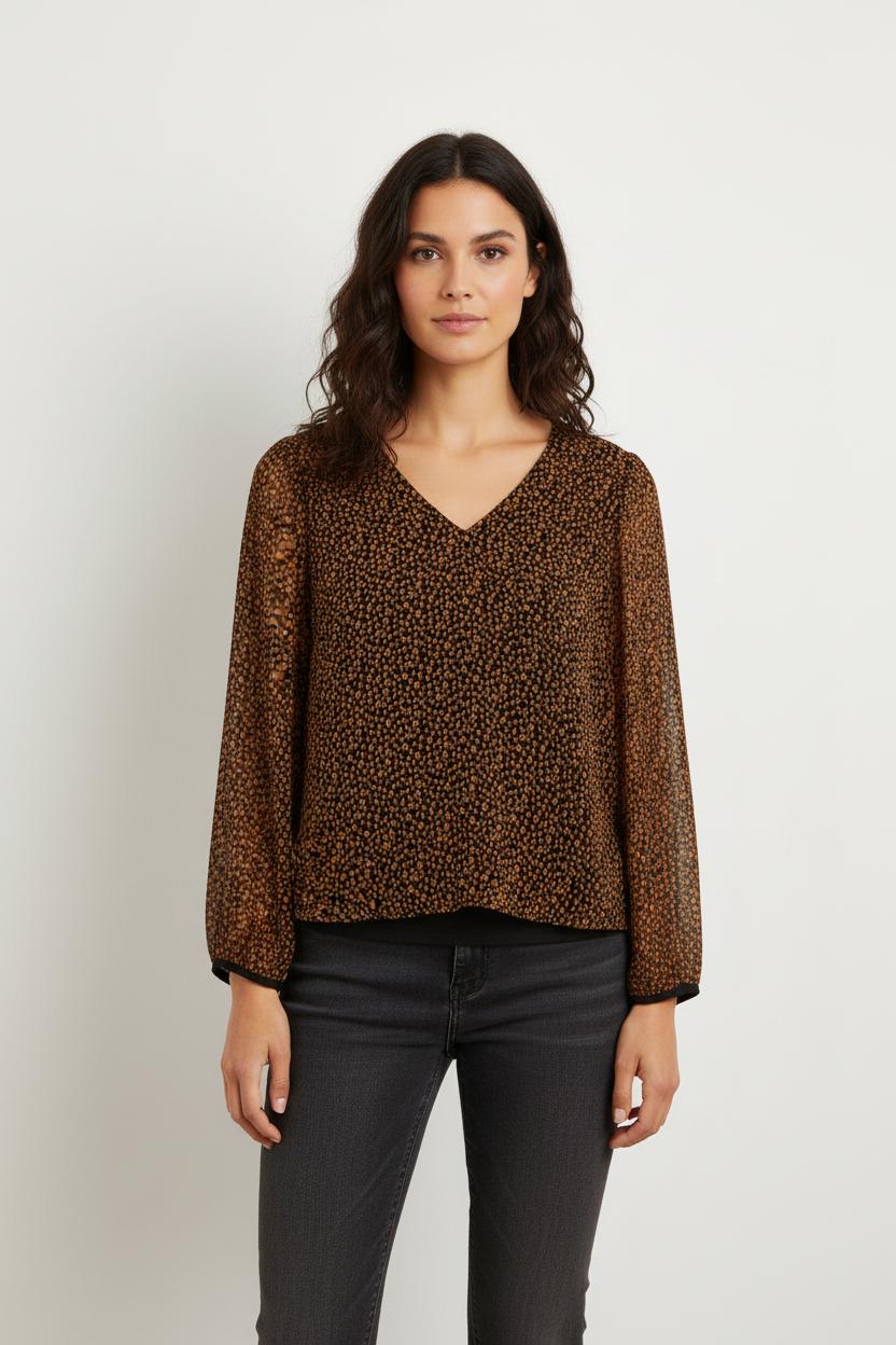 Blouse Noire - Taille XS/34