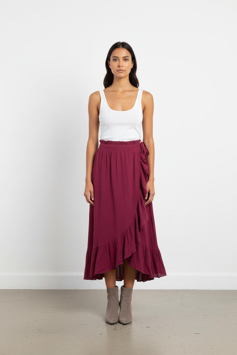 Jupe Longue Violette - Taille S/36