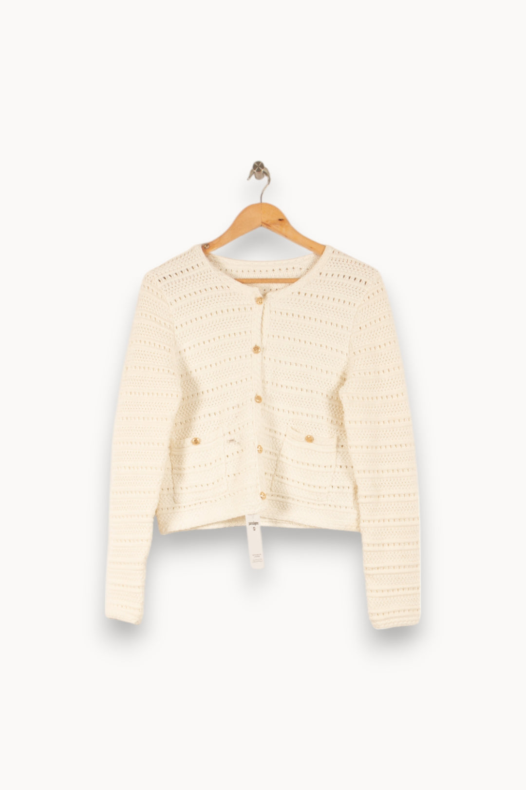 Cardigan Blanc - Taille S/36 de la marque Petite Mendigote | PARAD48089 - Vendu par Paradigme - Image 2