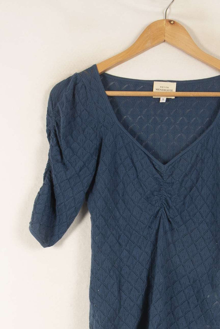 Blouse Bleue - Taille S/36 de la marque Petite Mendigote | PARAD48090 - Vendu par Paradigme - Image 3