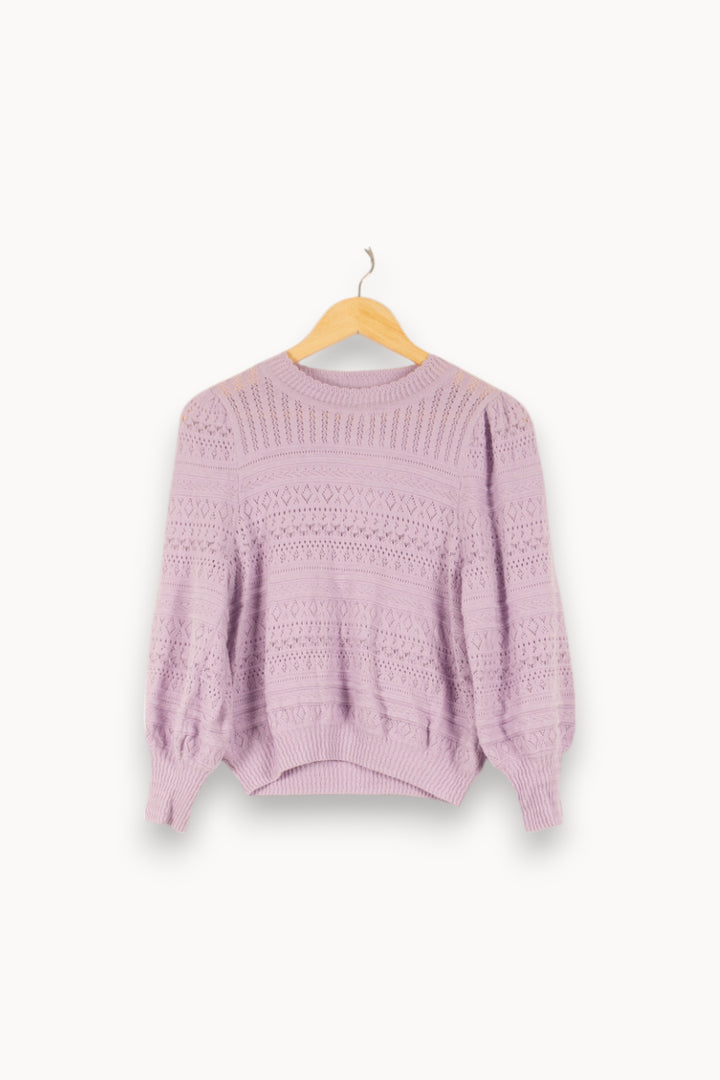 Maille Violette - Taille S/36 de la marque Petite Mendigote | PARAD48093 - Vendu par Paradigme - Image 2
