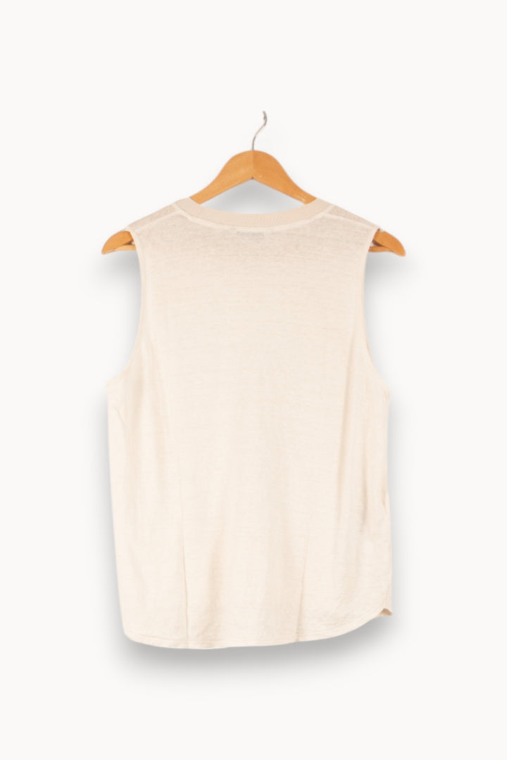 Débardeur Blanc - Taille L/40 de la marque Comptoir des Cotonniers | PARAD48099 - Vendu par Paradigme - Image 4