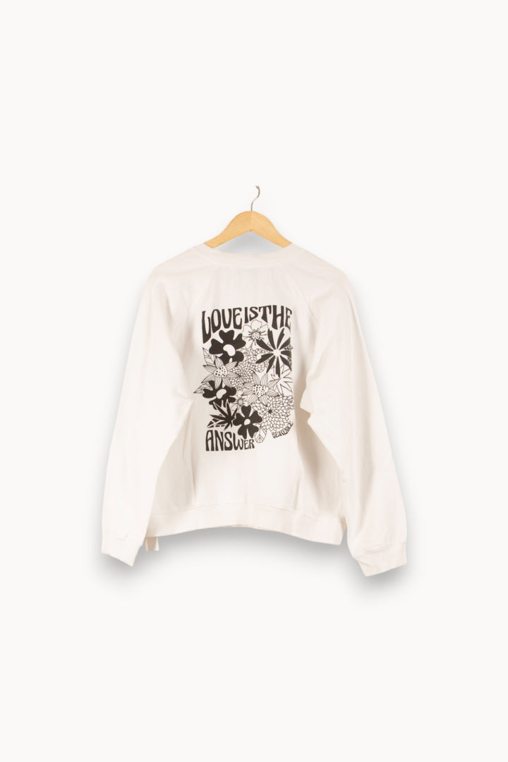 Sweat Blanc - Taille M/38 de la marque Bérénice | PARAD48102 - Vendu par Paradigme - Image 4