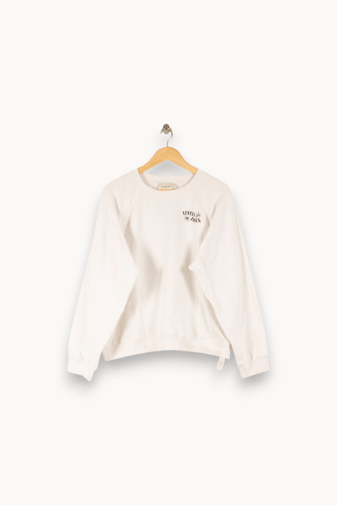 Sweat Blanc - Taille M/38 de la marque Bérénice | PARAD48102 - Vendu par Paradigme - Image 2