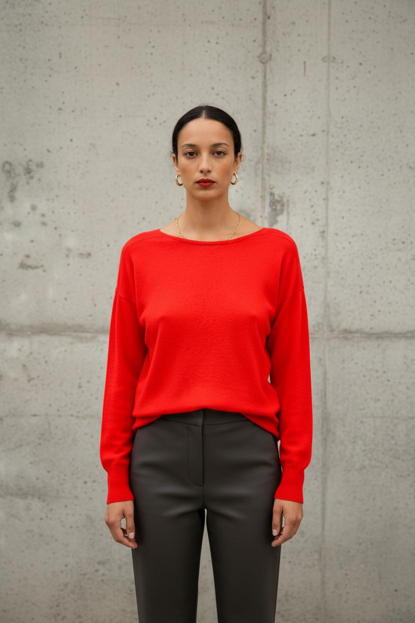 Pull en cachemire réversible - Taille M/38