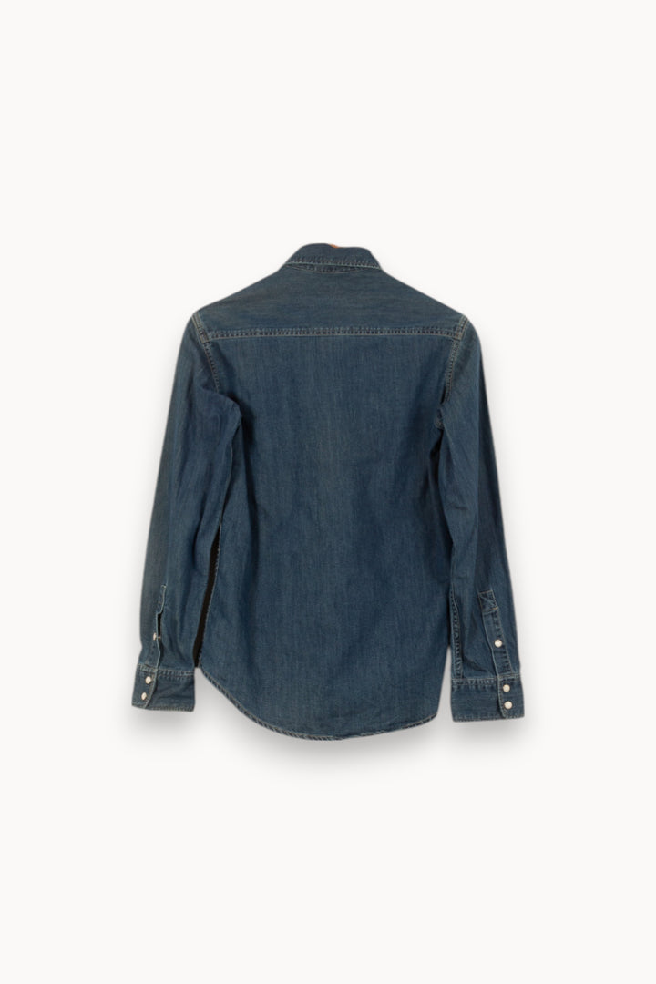 Chemise en Jean Bleue - Taille XS/34 de la marque The Kooples | PARAD48115 - Vendu par Paradigme - Image 4