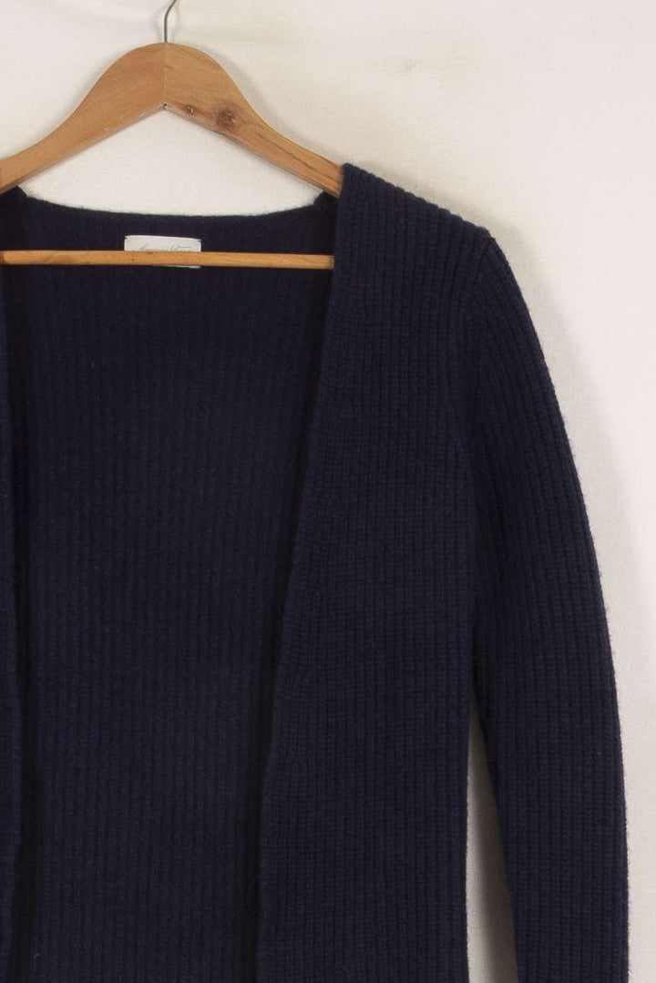 Cardigan Bleu - Taille S/36 de la marque American Vintage | PARAD48118 - Vendu par Paradigme - Image 3