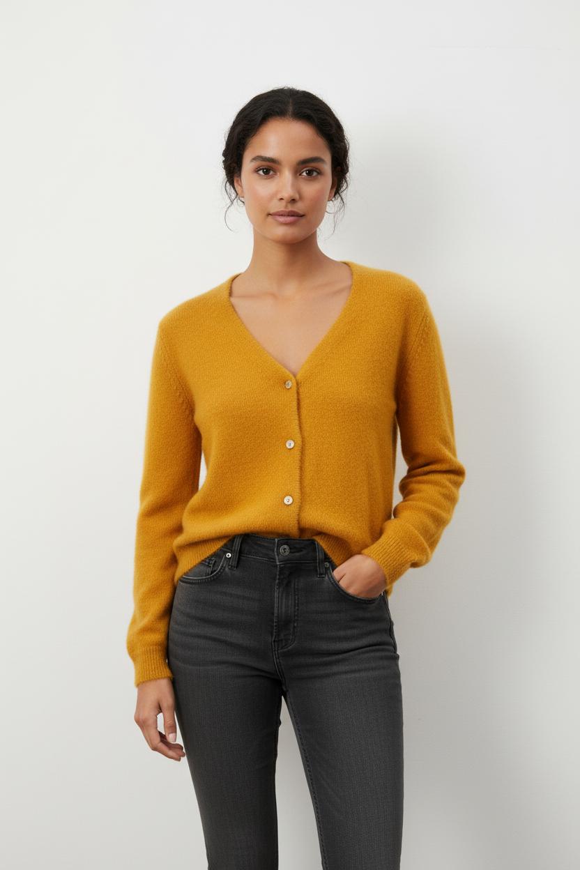Maille Jaune - Taille S/36