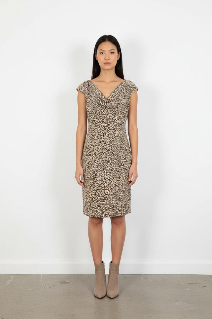 Robe Courte Beige - Taille L/40