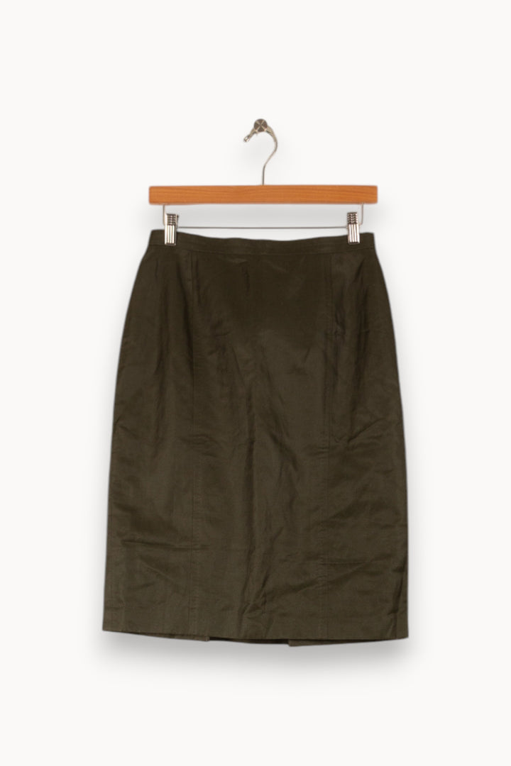 Jupe Longue Verte - Taille S/36 de la marque Max Mara | PARAD48128 - Vendu par Paradigme - Image 2