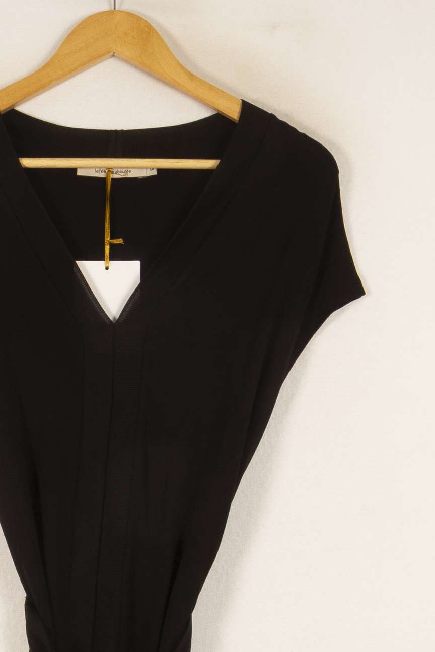 Robe Courte & Midi Noir - Taille S/36 de la marque La Fée Maraboutée | PARAD48150 - Vendu par Paradigme - Image 3