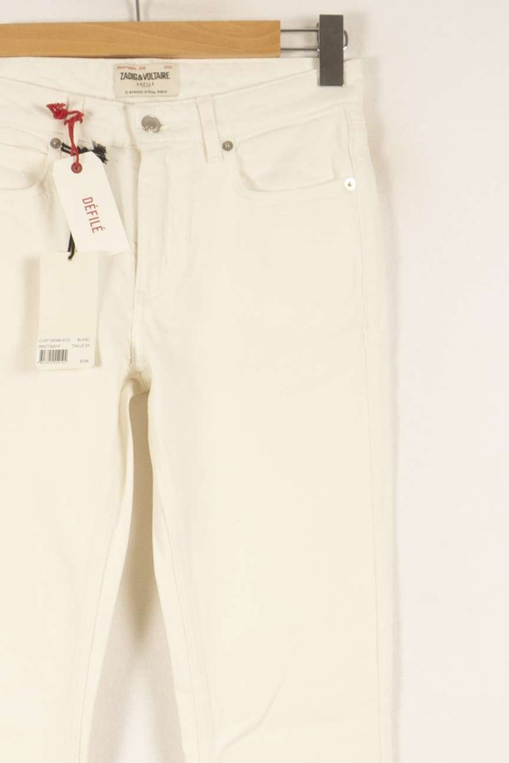 Jean Blanc - Taille XS/34 de la marque Zadig&Voltaire | PARAD48174 - Vendu par Paradigme - Image 3
