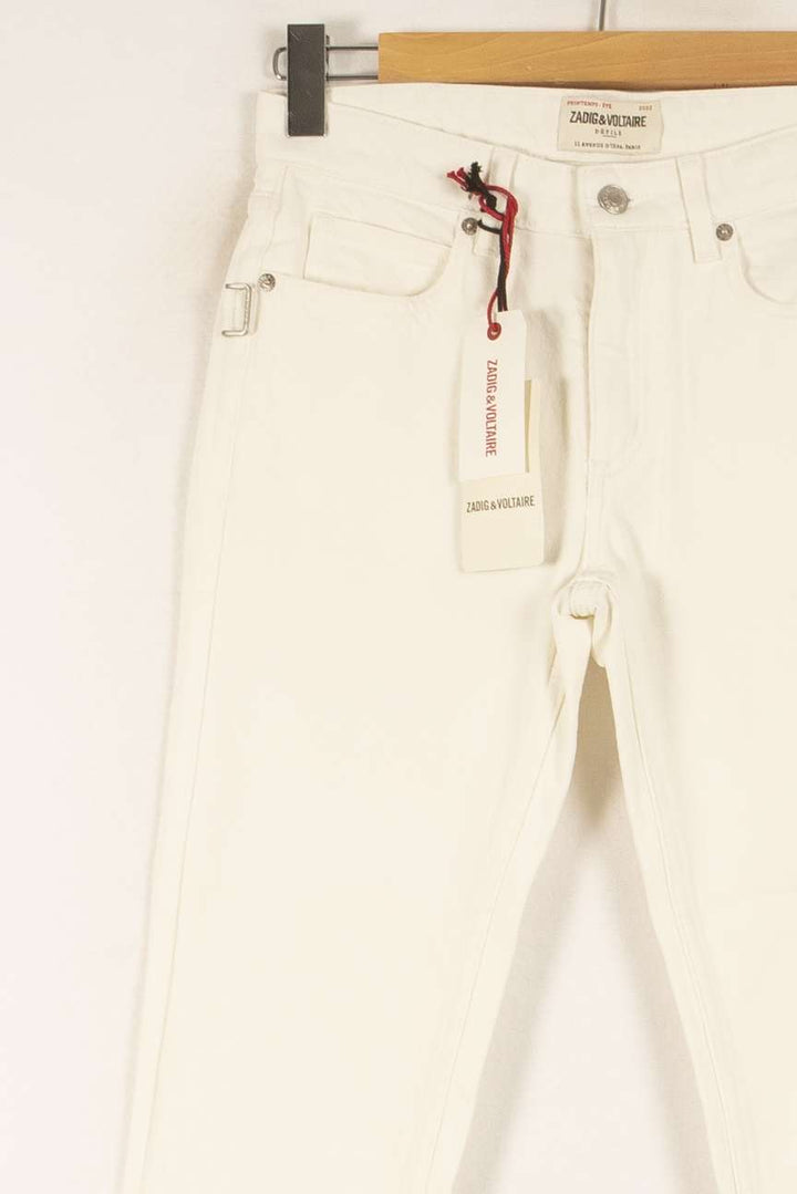 Jean Blanc - Taille XS/34 de la marque Zadig&Voltaire | PARAD48175 - Vendu par Paradigme - Image 3