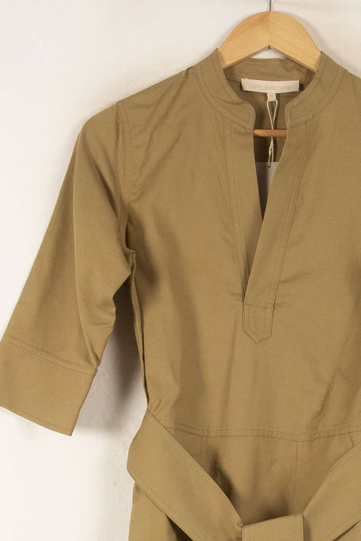 Robe Courte & Midi Vert - Taille S/36 de la marque Vanessa Bruno | PARAD48181 - Vendu par Paradigme - Image 3