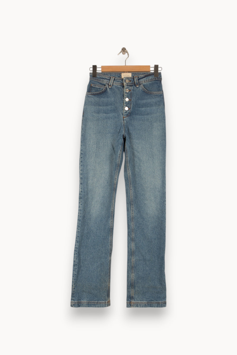 Jean Bleu - Taille S/36 de la marque Sézane | PARAD48195 - Vendu par Paradigme - Image 2