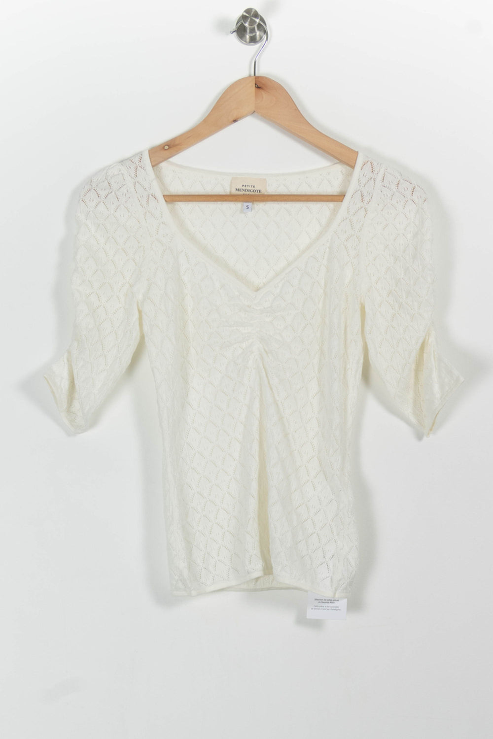 Blouse blanche - Taille S/36 de la marque Petite Mendigote | PARAD48204 - Vendu par Paradigme - Image 2