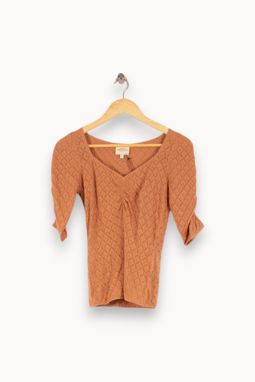 Blouse Marron - Taille S/36 de la marque Petite Mendigote | PARAD48209 - Vendu par Paradigme - Image 2