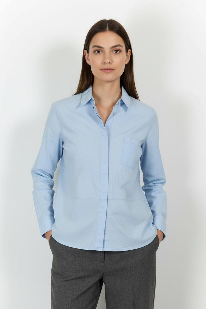 Chemise bleue - Taille M/38 de la marque La Fée Maraboutée | PARAD48221 - Vendu par Paradigme - Image 1