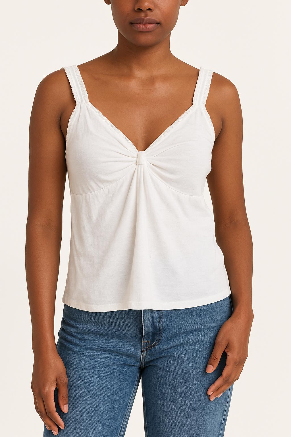 Top blanc - Taille M/38 de la marque Sézane | PARAD48227 - Vendu par Paradigme - Image 1