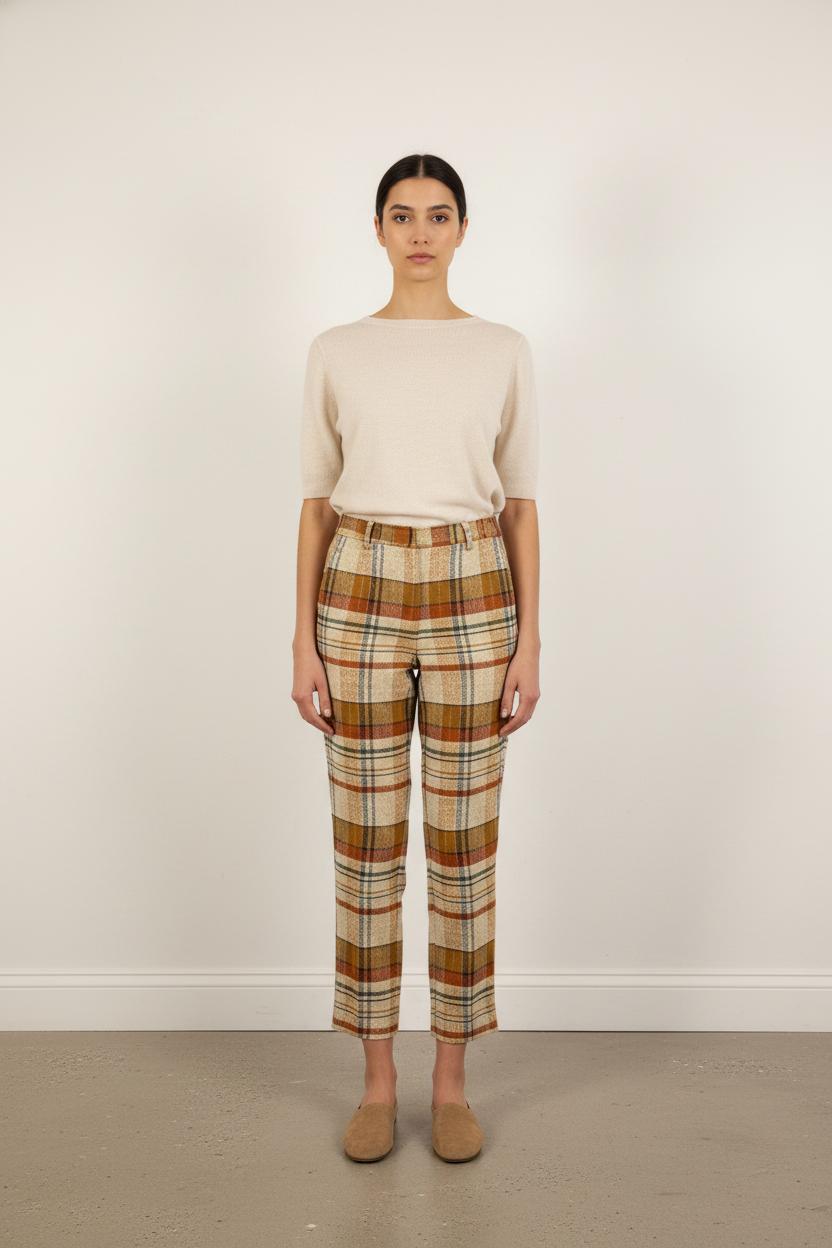 Pantalon à carreaux - Taille S/36