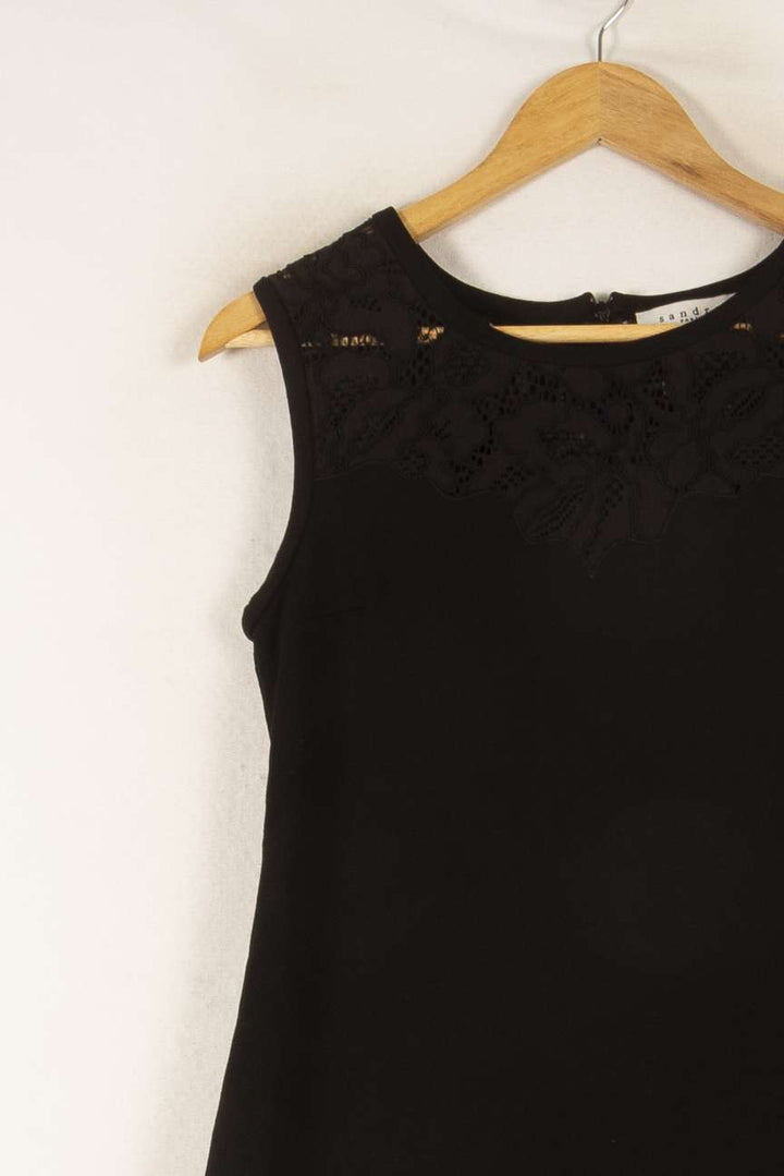 Robe Courte & Midi Noir - Taille L/40 de la marque Sandro | PARAD48242 - Vendu par Paradigme - Image 3