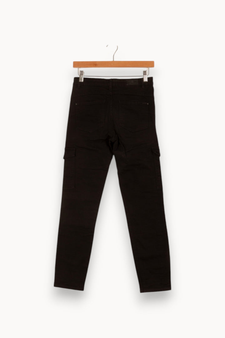 Pantalon Cargo Noir - Taille XS/34 de la marque IKKS | PARAD48251 - Vendu par Paradigme - Image 4