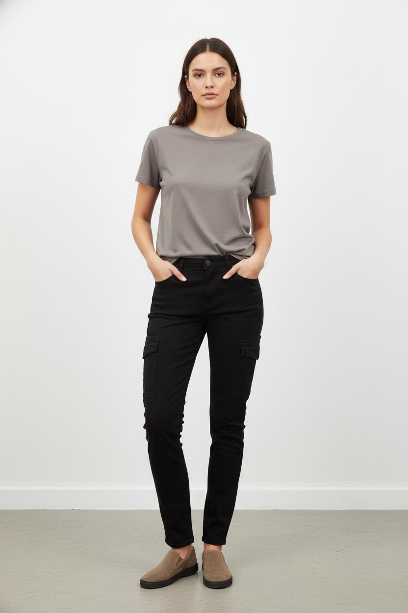 Pantalon Cargo Noir - Taille XS/34