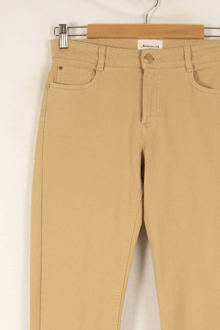 Jean Beige - Taille S/36 de la marque Maison 123 | PARAD48257 - Vendu par Paradigme - Image 3