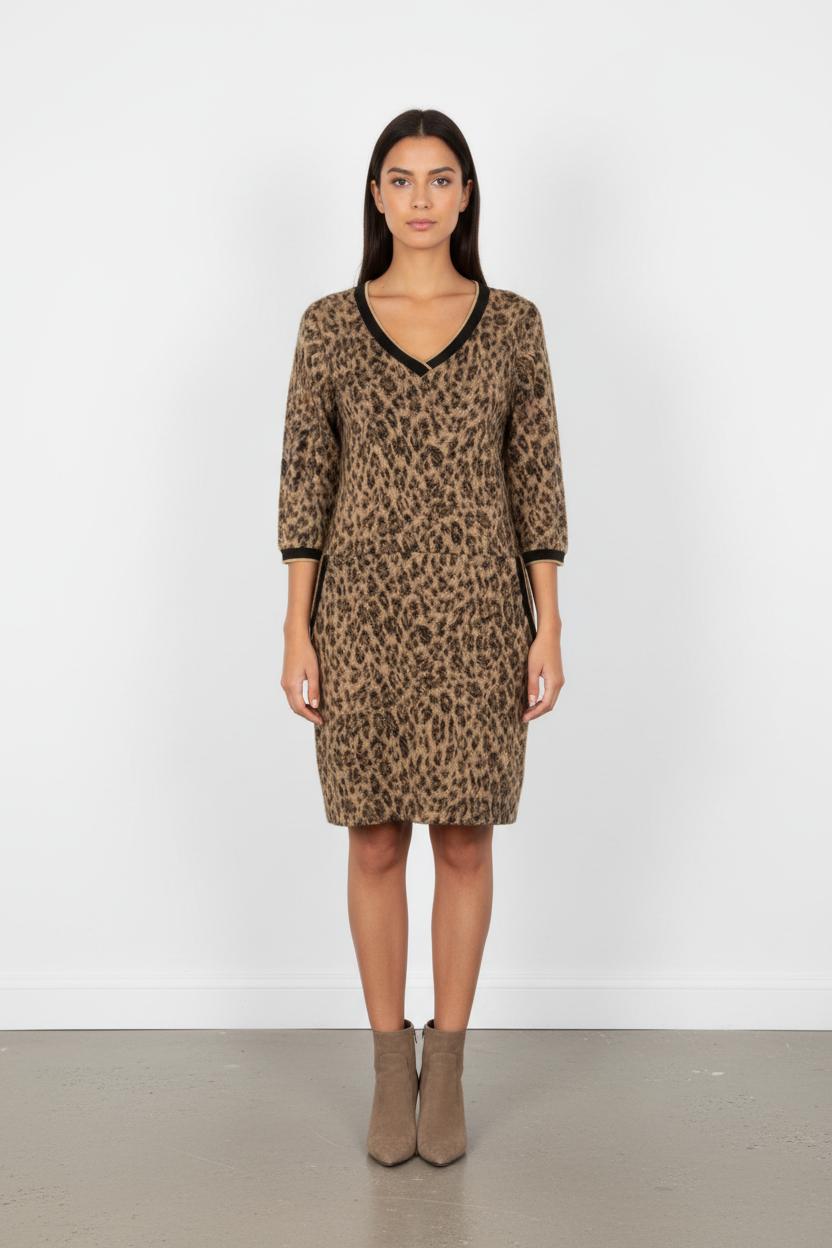 Robe Courte & Midi Beige - Taille S/36