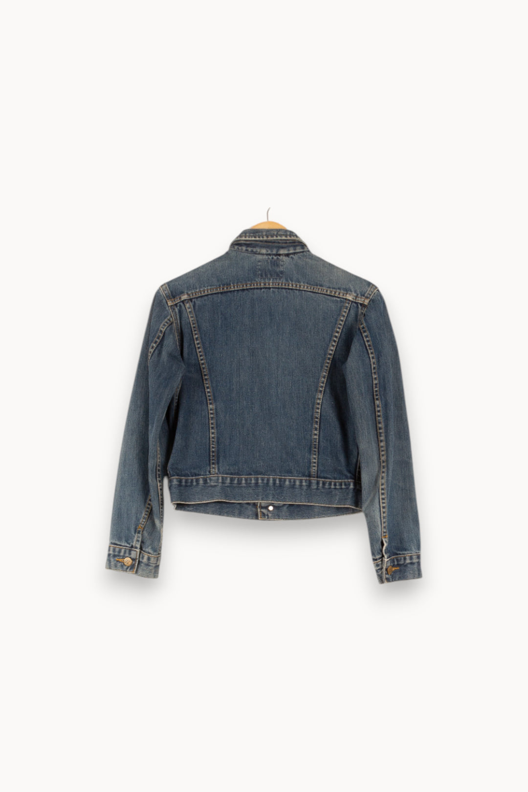 Veste en Jean Bleue - Taille M/38 de la marque Lee | PARAD48273 - Vendu par Paradigme - Image 4