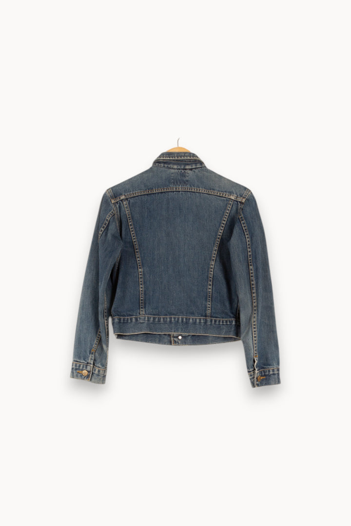 Veste en Jean Bleue - Taille M/38 de la marque Lee | PARAD48273 - Vendu par Paradigme - Image 4