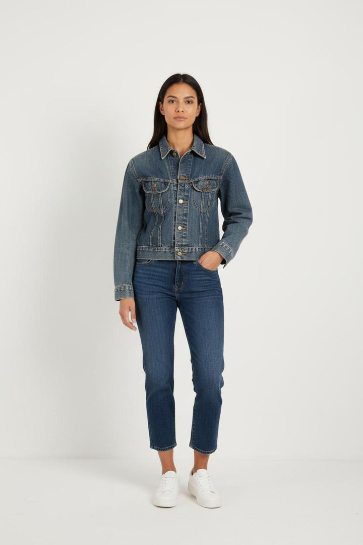Veste en Jean Bleue - Taille M/38