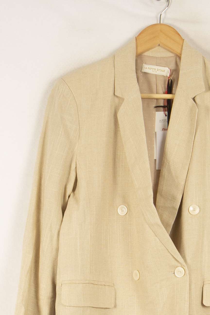 Blazer Beige - Taille S/36 de la marque La Petite Etoile | PARAD48281 - Vendu par Paradigme - Image 3