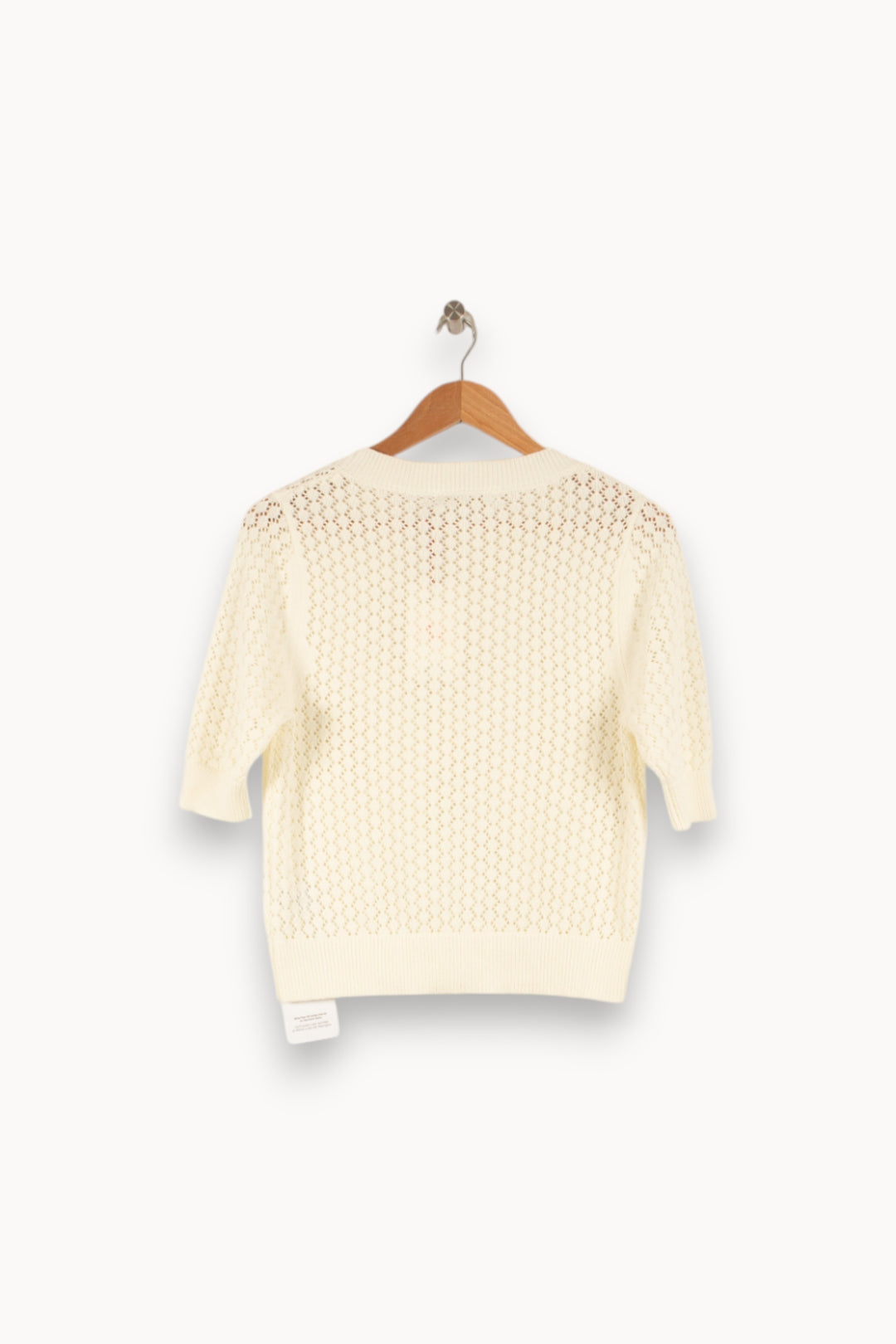 Pull Blanc - Taille S/36 de la marque La Petite Etoile | PARAD48283 - Vendu par Paradigme - Image 4