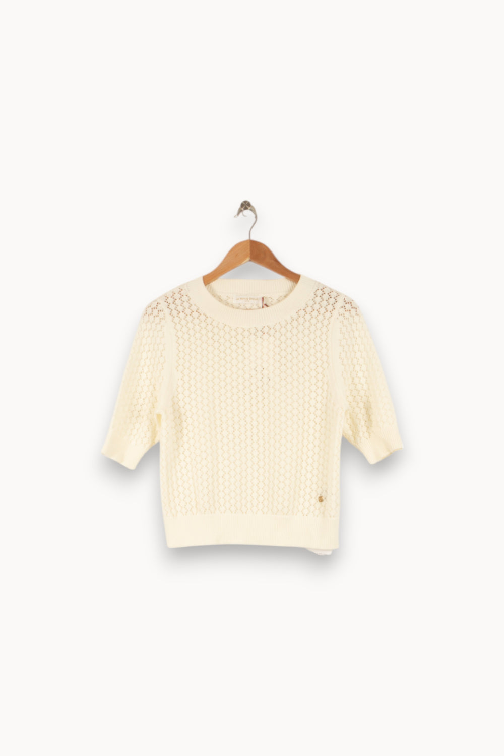 Pull Blanc - Taille S/36 de la marque La Petite Etoile | PARAD48283 - Vendu par Paradigme - Image 2